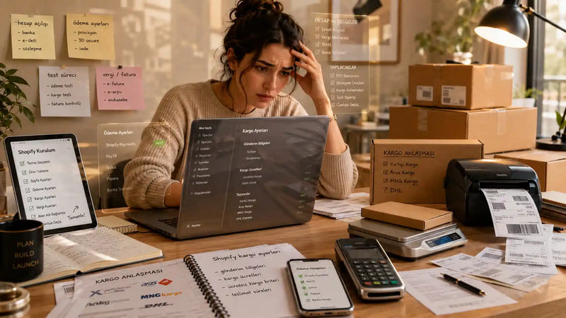 Türkiye'de Shopify Altyapısı ile Satış Yapıyorsanız: Ödeme ve Kargo Altyapınızı Doğru Kurmadan Tek Ürün Satmayın!